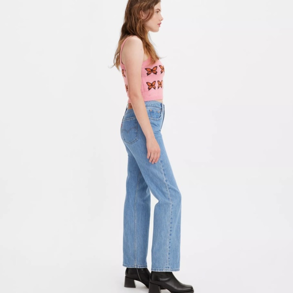 NWT! Levi’s low pro mid rise straight leg jeans size 31 - Picture 3 of 12